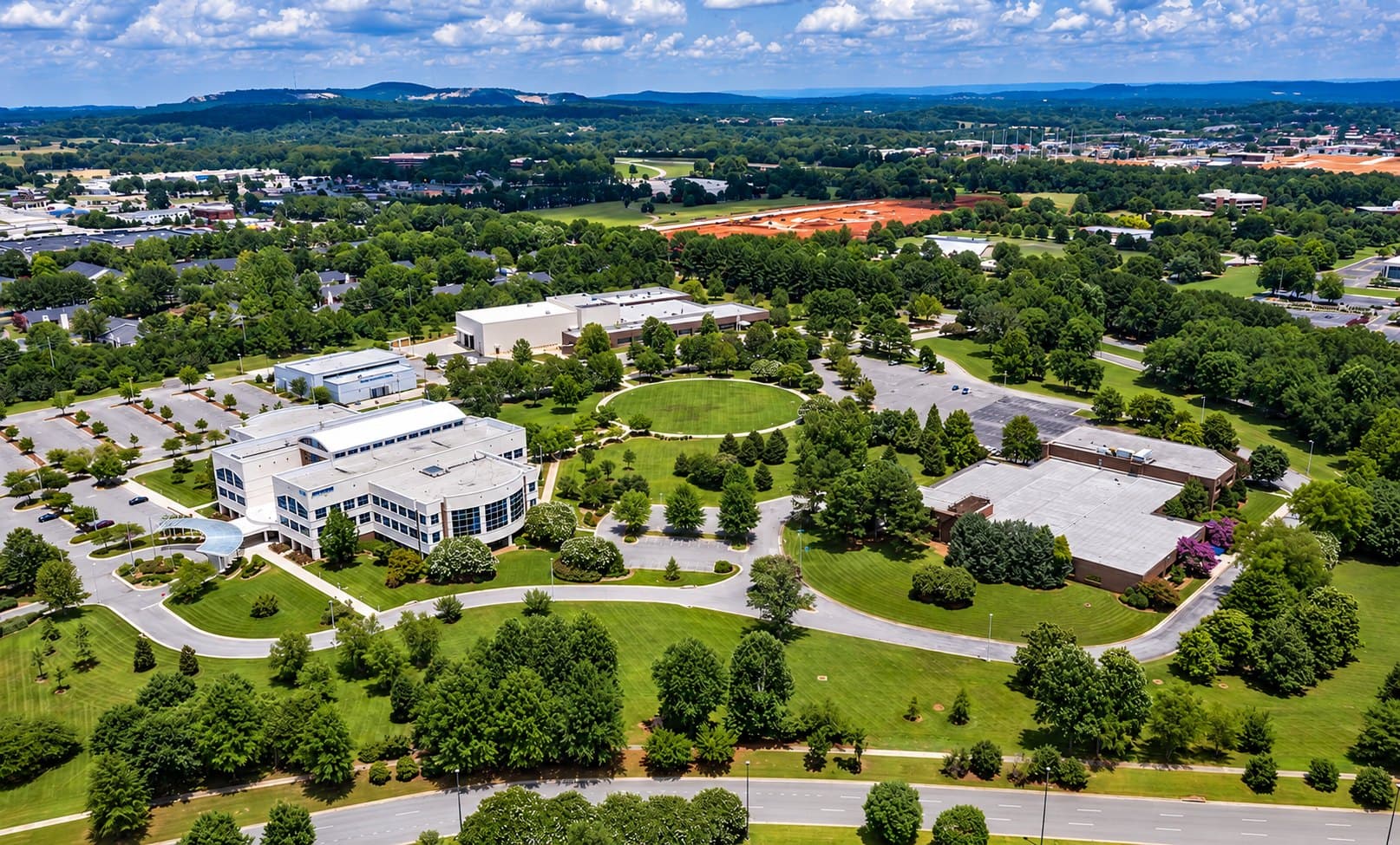 Aerial view of the Hyperion campus in Huntsville, Alabama